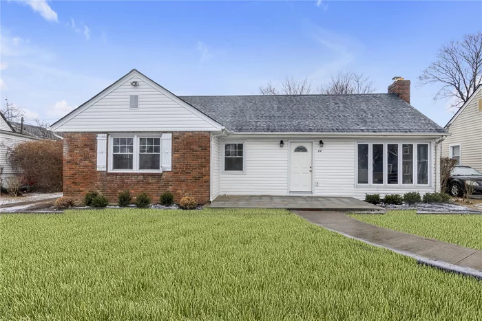 Beautifully Renovated Ranch. All New Roof, Siding, Heating, Cooling, Baths and Kitchen w/SS Appliances. Hi Hats and High Ceilings in Lr & Dr. Hardwood Floors Throughout.Fireplace. Huge Finished Basement w/Full Bath (gift). Front Brick Patio. Oversize 2 Car Garage on 60 X 106 Lot.