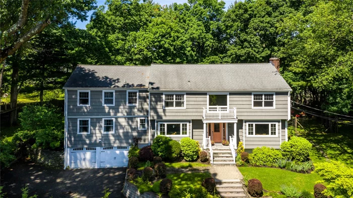 Meticulously maintained, sunny Colonial on a rare level lot in the sought-after Irvington school district. Located on a quiet cul-de-sac, this turnkey 5-bedroom, 4-bath home offers seasonal Hudson River views and breathtaking sunsets sits on 0.62 acres. The bright foyer leads to a jewel-like library/office, while the main-level features a formal dining room, spacious living room with fireplace, and an oversized Chefâ€™s kitchen with Thermador appliances, granite countertops, and a large pantry. The main-level great room, complete with a second fireplace and game closet is perfect for entertaining.Upstairs, the primary suite provides a peaceful retreat with an ensuite bath and walk-in closet. Four additional bedrooms and updated baths are filled with natural light. This home is energy-efficient with smart thermostats, new insulation, LED lighting, and an EV charger. The 800 sq ft lower level (not included in the square footage) offers space for a gym and game room with direct access to the 2-car garage, extra storage, and a workbench.The gorgeous yard, featuring mature trees, lush plantings, patio, and treehouse, is ideal for relaxation and play. Enjoy an easy Metro-North commute to NYC and proximity to schools, parks, shops, and restaurants. A rare opportunity in one of Irvingtonâ€™s best neighborhoods.