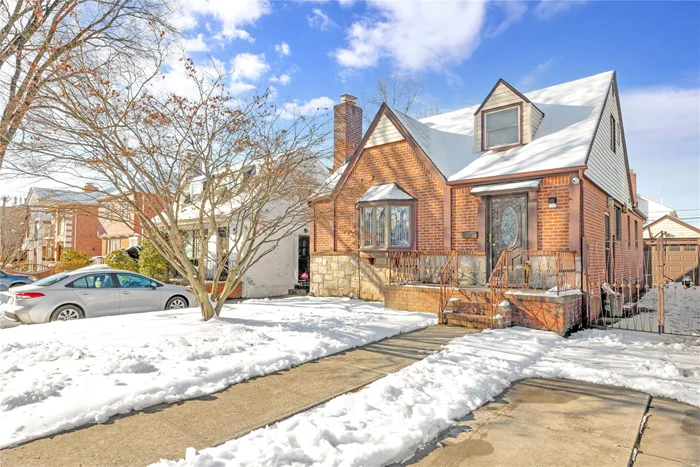 Charming and well-maintained single-family Cape home featuring 4 spacious bedrooms and 2 full baths. This sun-drenched gem boasts an inviting eat-in kitchen, a fully finished basement for added living space, and a durable brick exterior. Enjoy a generous backyard, perfect for outdoor gatherings, along with a separate garage for convenience. A must-see home offering comfort and functionality in a desirable location!