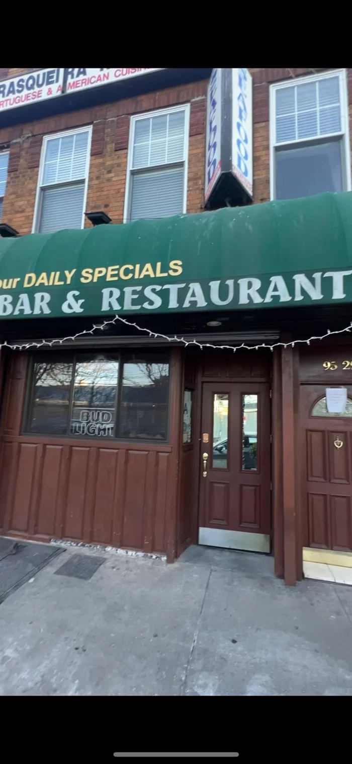 Restaurant for sale in a prime location one block from Sutphin Blvd-Archer Transportatio hub. - $55, 000 monthly gross sales- $200, 000 + in current inventory- bar + dine in seating- 10 year lease @ $4, 000/m- fully equipped kitchen + refrigeration units- basement space is included- option to rent the next door space for an additional $4, 000/m and double the spaceBusiness is open and running currently.