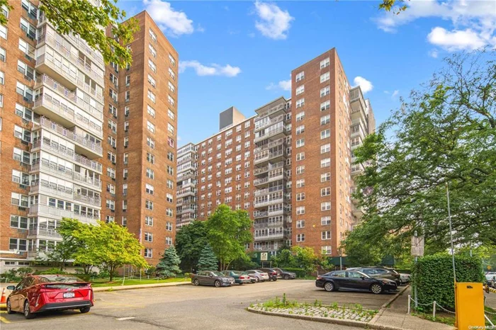 Welcome to Carlyle Tower&rsquo;s B 5th-floor two-bedroom bathroom unit with eastern exposure of over 1000 sq. ft. with a balcony. Spacious Bedrooms, living room, dining room, foyer, kitchen, bathroom and closets. The most desirable private and owner-occupied elevator building in Downtown Flushing. Near shops, transportation (LIRR - Flushing, Main St. #7 subway, buses), restaurants, schools, and offices. Indoor/Outdoor Parking is on a waitlist: common laundry room and extra personal storage locker space in the basement. Maintenance includes everything except for electricity. A doorman, super, porters and other friendly staff are on site. See it yourself! Min. 25% down., Additional information: Interior Features: Efficiency Kitchen