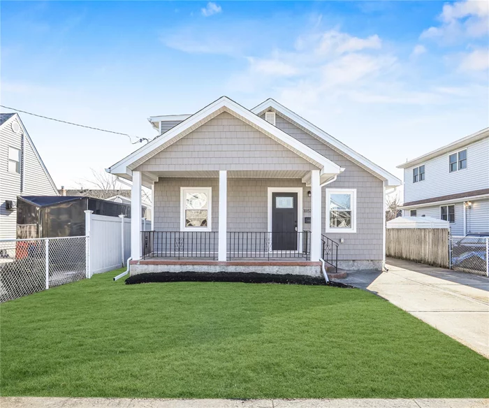 Welcome home to this beautifully renovated home located in the heart of Baldwin. As you enter inside, youâ€™ll be greeted by a bright and spacious living room and dining room that flows effortlessly into a chefâ€™s kitchen, complete with stainless steel appliances and gorgeous new quartz countertops. The first floor features two generously sized bedrooms and a full bathroom, offering both comfort, convenience and style. Upstairs, discover two additional bedrooms with ample closet space, another brand new full bathroom and a charming nookâ€”ideal for a home office, reading corner, or creative retreat. The potential is endless with a large, full unfinished basement, detached garage and lovely yard. Just moments from the bay, local shops, and picturesque parks, this home perfectly balances tranquility with accessibility.