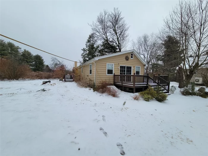 Discover this charming two-bedroom Ranch nestled on a beautiful piece of property. The home features a stunningly updated kitchen with gorgeous countertops, a recently renovated bathroom, and new flooring throughout. Enjoy ample parking for you and your guests. It&rsquo;s a perfect blend of comfort and style!