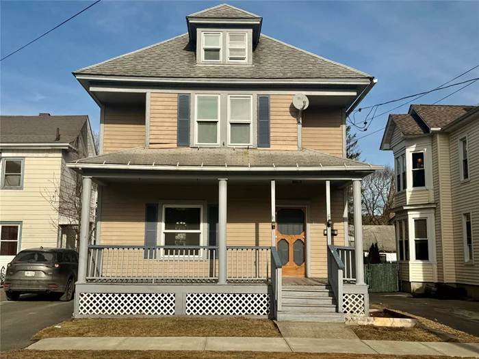 A 3-bedroom, 1.5-bathroom house centrally located on a quiet street is for sale. This home features beautiful hardwood floors and moldings throughout. The first floor includes a spacious living room, dining room, kitchen, and a half bath, with doors leading to the back porch and backyard. The second floor has three good-sized bedrooms and one full bathroom. There&rsquo;s a walk-up attic for storage, and the basement includes a washer/dryer and utility room. You can walk to Orange Square Veterans Park next door, or stroll to the shops, restaurants, and train station for easy access to the city.