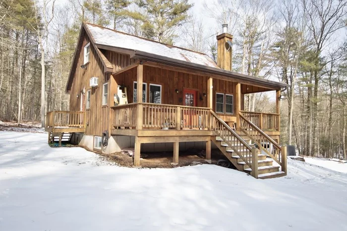 Tucked away on 5 peaceful acres in a gated community, this charming country cottage offers the perfect blend of privacy and tranquility. Just under 1, 000 sq. ft., the home features a welcoming covered porch where you can unwind and enjoy the quiet surroundings. Inside, youâ€™ll find a cozy one-bedroom, one-bath layout with beautiful woodwork throughout, along with a loft space that can be transformed into a home office, reading nook, or extra sleeping area. The inviting woodburning fireplace adds warmth and charm to the living space, perfect for chilly evenings. The walk-out basement provides additional storage or room for expansion. For added peace of mind, the home also includes a whole-house generator. With private lake rights, a community beach, and membership access, this retreat offers a serene escape and a true connection to nature. Plus, youâ€™re close to Bethel Woods Performing Arts Center, an indoor waterpark, skiing, the Delaware River, and incredible restaurants. Your perfect getaway awaits!