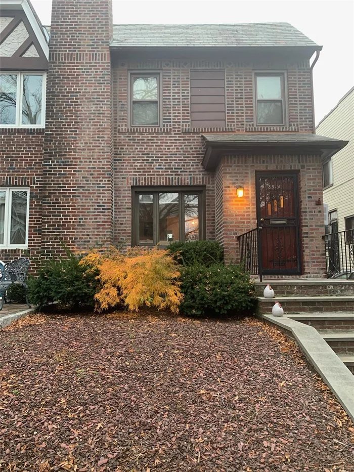 Classic 20Ft Two Story Townhouse in the heart of Rego Park, Spacious L/R, Formal DR, EIK, 3 BR, 1 full and 1 half bath, shared driveway with one car garage, backyard patio.Full basement with washer dryer, Gas burner, Hot water heater, Schools: P.S. 174 William Sidney Mount, J.H.S. 190 Russell Sage, and Queens Metropolitan High School, Close to shopping and public transportation.A MUST SEE!