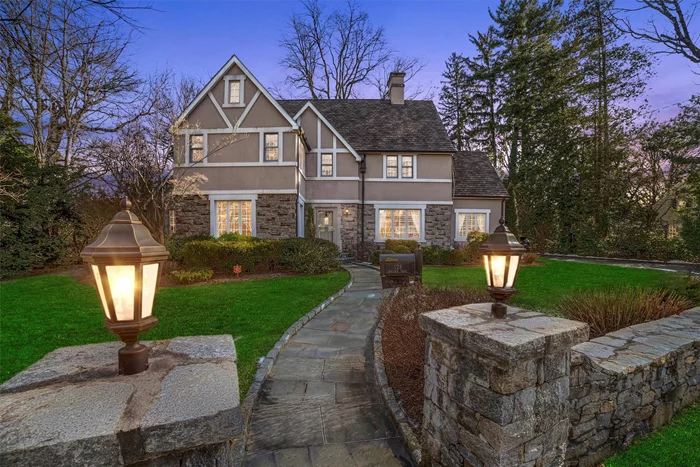 Classic and stylish Tudor- style home located in the Lawrence Park West neighborhood. This beautifully updated home boasts many advantageous details including generously sized rooms, stunning foyer, newer staircase, hardwood floors and a wood burning fireplace. Additionally, a home office, sunlit family room with built in shelving, a walk up attic with additional space and a unique wine room. The living and dining rooms have an abundance of natural light, hardwood floors, and impressive space. The kitchen is a dream, with high end stainless appliances, granite counter tops, center island and a casual dining area that leads down to a family room with French doors. From there, the doors open to the private patio, level yard the 2 car garage. Also on the first floor, is a home office with French doors to the driveway, bedroom and full bath. The second floor offers 3 bedrooms one of them with a sitting area and full bathroom in the hallway. The master bedroom has a walk-in closet, full bath with an oversized shower, double sink and plenty of storage. Don&rsquo;t miss the opportunity to tour this home conveniently located near shops, train, restaurants, parks and so much more. Additional Information: Electric Vehicle Charging Station, Sprinkler system, CAC, and outdoor BBQ area that is great for entertaining.