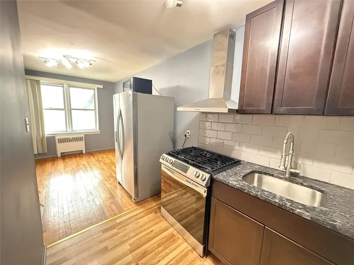 Welcome to 2630 Kingsbridge Terrace, located in the Kingsbridge section of the Bronx. This cozy 1 bedroom apartment features a newly renovated kitchen, comfortable living room/dining space and a walk-in closet!. The monthly maintenance includes all utilities! Building amenities include a live-in super, laundry room and common courtyard as well as a parking space available via waitlist.Conveniently located near public transportation such as the 1 and 4 train, Metro North Railroad and various local and express buses. This unit is also minutes away from the Marble Hill shopping center including Target, Marshalls, various restaurants to choose from and much more.