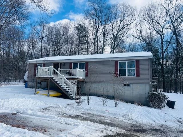 Privacy! Take a look at this 3 bedroom, 2 bathroom ranch on a private road in the town of Gallatin. This home is situated on 6.57 acres of mostly wooded land. Inside you&rsquo;ll find an open concept kitchen, dining and living room. The living and dining room feature cherry hardwood floors. The primary and other two bedrooms are on opposite ends of the house. The side entrance leads into a mud room, laundry room combination. A full basement adds extra storage with potential living space. Enjoy relaxing or a BBQ off the back deck. Centrally located between Red Hook, Pine Plains and Hudson. Just minutes from the Taconic State Parkway.