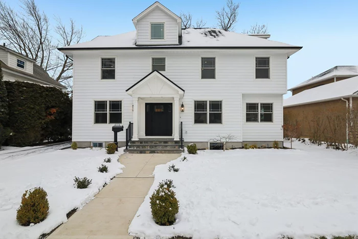 Exquisite Center Hall Colonial â€“ Completely Renovated with Modern EleganceNestled in the heart of Little Town, this stunning Center Hall Colonial has been thoughtfully renovated to blend timeless charm with contemporary sophistication. Offering spacious interiors, high-end finishes, and exceptional craftsmanship, this home is the perfect retreat for modern living. Step through the welcoming entryway into a gracious Living Room featuring a wood-burning fireplace, ideal for cozy evenings. A Side Den provides a tranquil space for a home office or library. Designed for both everyday living and entertaining, the open-concept Dining Area flows seamlessly into the Chefâ€™s Kitchen, which showcases a large center island with seating, premium stainless steel appliances and Quartz countertops and custom cabinetry. At the rear of the home, a sun-filled Family Room offers additional space to gather and relax, while a convenient half-bath completes the main level. The second floor boasts Two Bedrooms with ample closet space, a beautifully designed full hall bath and a luxurious Primary Suite, complete with a walk-in closet and spa-inspired en-suite bath. The third floor offers two additional rooms and a full bath, providing flexible space for guest accommodations, a home office, or a private retreat. The Fully Finished basement extends the homeâ€™s living space, featuring a playroom or recreation area,  laundry room and utility area. There is an egress window for added safety. Exceptional Features & Thoughtful Details can be seen throughout the home, including hardwood floors and detailed molding enhance the refined aesthetic. Additional highlights include radiant heat flooring in all bathrooms for ultimate comfort and a fire sprinkler system for enhanced safety. Located near the charming streets of Little Town, this home is within close proximity to boutique shops, fine dining, parks, and top-rated schools (Wilson Elementary), offering a perfect blend of suburban tranquility and modern convenience.. This impeccably renovated Colonial is a rare opportunity to own a home that effortlessly combines elegance, comfort, and functionality. Schedule a private tour today to experience this remarkable residence firsthand.