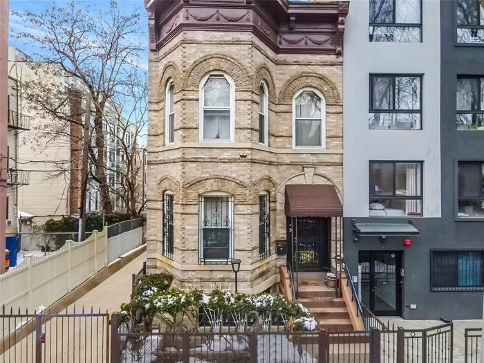 Welcome to 65 Granite Street, a beautifully preserved and thoughtfully updated 20-foot-wide, semi-detached Brownstone on an oversized 30-foot lot. A true rarity, this home features a two-car garage and expansive outdoor space, perfect for entertaining, gardening, or simply enjoying peaceful city moments. Inside, this spacious five-bedroom, three-bath home masterfully blends historic charm with modern luxury: Custom-crafted cabinetry for a timeless aesthetic, large windows that flood the space with natural light and generous storage and closet space for effortless city living.For added value, the separate two-bedroom, one-bath garden apartment offers incredibleflexibility. Whether youâ€™re looking for rental income, a private guest suite, or a home office, this space delivers. Plus, it comes with its own laundry unit and finished basement for additional living options. Located just moments from Bushwickâ€™s trendiest hotspots including The Broadway, Sunrise/Sunset, and The City, youâ€™ll enjoy buzzy cafes, parks, and vibrant street art right outside your door. And with easy access to the J/M trains, commuting is a breeze.Opportunities like this are rare! Schedule your private tour today before itâ€™s gone!