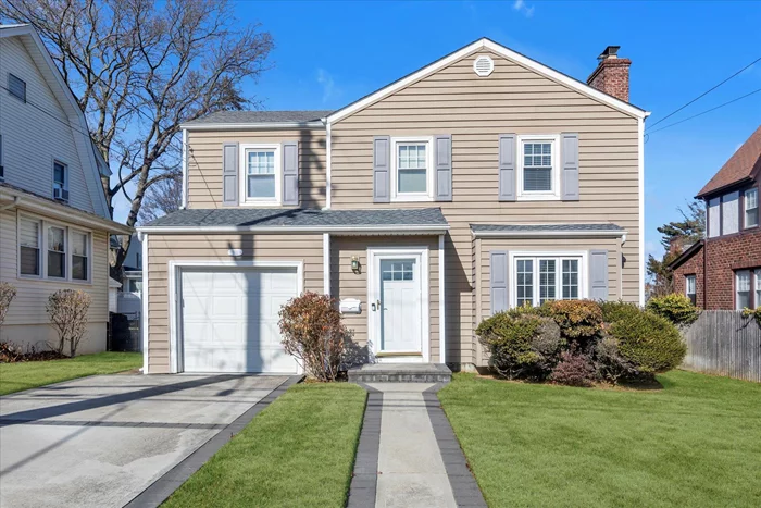 Quiet dead-end street home with 3-bedrooms, and 1 1/2 bathrooms. This home features hardwood floors throughout, spacious bedrooms, a cozy wood-burning fireplace, and a full basement. Enjoy outdoor living and entertaining with a fully fenced in backyard, private back deck and patio. Conveniently close to the LIRR, plus a 1-car garage and private driveway for added ease.