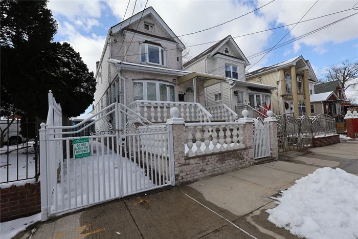 Welcome to 94-22 110th Street, a beautifully updated, fully detached single-family home nestled in the heart of Richmond Hill South, NY! This move-in-ready home offers the perfect blend of modern convenience and timeless charm.Step inside to a bright and inviting foyer, leading to a cozy den, a spacious living room, and a formal dining areaâ€”perfect for entertaining. The well-appointed kitchen is designed for both style and function, complemented by a convenient half bath on the first floor.Upstairs, youâ€™ll find three generously sized bedrooms and a full bath, plus an open finished attic accessible via stairsâ€”ideal for extra storage or a creative space! The fully finished basement with a separate entrance offers incredible versatility, whether for additional living space, a home office, or a potential rental opportunity.Outside, the oversized garage and carport-turned-covered patio make summer gatherings a breeze! Plus, youâ€™re just moments away from public transportation, shops, restaurants, and essential amenitiesâ€”ensuring the best of city living with suburban tranquility.