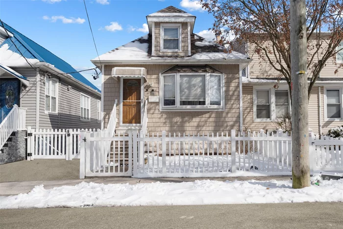 Welcome to a Perfectly Charming Detached two-bedroom home in one of the most Sought-After neighborhoods in the Bronxâ€¦ Throggs Neck! This Elegant home features a Magnificent Waterview, Wood Deck, Parking, Storage, and a Large Backyard with Beautiful Paving Stones. Upon entering your home, you are met with a Very Spacious Living Room highlighted by a Breathtaking Cathedral Ceiling with Skylight, an Open-Concept Island Kitchen separates the dining area adorned with an Exceptional Woodwork Track-Lit Ceiling, 2 cozy rearward bedrooms, a Stunning full bathroom with Swanky Garnishings. A washer and dryer complete the main level for added convenience. There is also access to a second-level Roomy Loft. The bottom level is a Beautifully Updated Fully Finished 2-Bedroom In-Law Suite with a full bath and kitchen. Bring your creativity and make this Must-See home yours!