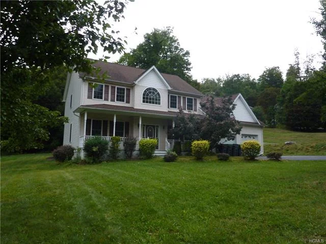 Classic center hall colonial in established neighborhood with over an acre of property. Spacious kitchen, family room with fireplace, living and dining rooms, office, 4 bedrooms, 2 bathrooms, laundry room, and 1 powder room. 2 car garage. Easy commute to NYC, near Metro North, bus, 20 minutes to West Point, close to shopping, Woodbury Commons. Monroe-Woodbury schools. Woodbury Parks and Recreation!