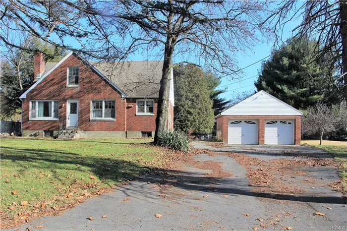 You&rsquo;ll love this charming all brick Cape home located on corner lot in quiet neighborhood. Walk to shopping, restaurants & schools. Minutes to commuter routes. Home boasts over 1500 sq ft of living space & 2 car 400 sq ft Detached Garage. Cozy living room w/ HDWD floors & Fireplace leads to Formal Dining Room w/ HDWD flrs, Mudroom is off of Eat in Kitchen, Master Bedroom on main level & updated Bath w/Granite counter tops and tile bath. Upstairs boasts 2 addl&rsquo; bedrooms w/ large loft area. Full unfinished basement w/ washer & dryer. Mature landscaping provides privacy in the backyard. Updates include new insulation, oil tank, front door and newer furnace.