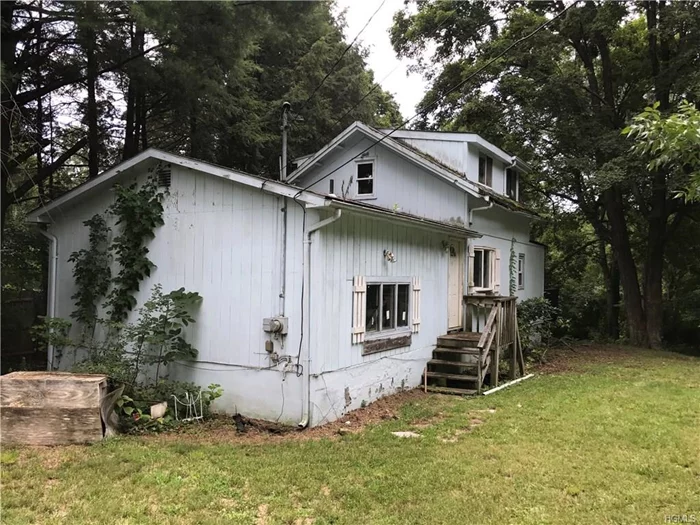 Great investment opportunity!! 2 Bedroom, 2 Bath Capecod located on almost an acre park like property with amazing views to Beaverdam Lake. Approximately 1 mile to the train, minutes to the ferry, shopping and great restaurants along the Newburgh river front.