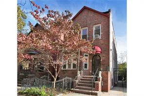 Semi-detached solid brick single family home, 3 car driveway, rear yard, rear deck. Fenced yard. Main Floor: Entry Hall, Sun-room, Living-room Formal Dining-room Kitchen Powder room.  2nd. Fl. 3 bedrooms, Hall bath, MBR-ensuite. Freshly painted, Adjacent to all neighborhood services, transportation&rsquo;s.