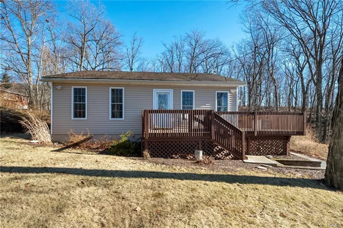 Looking for Something Different? Come view this Arts and Crafts home in Woodbury offering one level living. You&rsquo;ll be amazed at how spacious this home is! Vaulted ceilings, hardwood floors and central air are just a few of the benefits of this home. The bright and sunny family room opens to the eat in kitchen leading out back to the wrap around deck! Three ample sized bedrooms with two full baths and a laundry area. Need storage? There&rsquo;s two attics and a basement! The level back yard is surrounded by wooded nature. Enjoy one of the walking trails close by! This homes offers the perfect location. Located in Woodbury lets you enjoy the Woodbury Parks and Recreation which include the pool and reservoir, bbq and picnic areas, playgrounds, fishing, ball parks etc.  Award Winning Cornwall School District! 5 miles to Woodbury Common, I87, PIP, and Rte 17. 7 miles to the center of Cornwall.