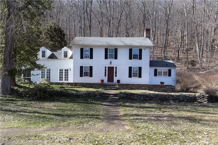 2 houses on 10 acres! Main house is a circa 1826 farmhouse with many original features. 3 bdrm, Den/family room, LR w/fireplace, DR w/fireplace, 2 baths, screened porch. Brand new roof just placed. Fix-me-upper/Needs TLC. Original wide planked floorboards can be restored to their historical charm. Perfect for contractor or handyman. House is surrounded by over a 1000acres of state preserved woods. Hunting, Fishing, Hiking. Long driveway provides complete privacy from main road. Ample parking area. Heated salt-water pool. 2 bdrm guesthouse plus office area and porch, privately situated, income generating. Sub-division of the two houses is possible. Taxes are in the process of being grieved. Property owner has an active real estate license.