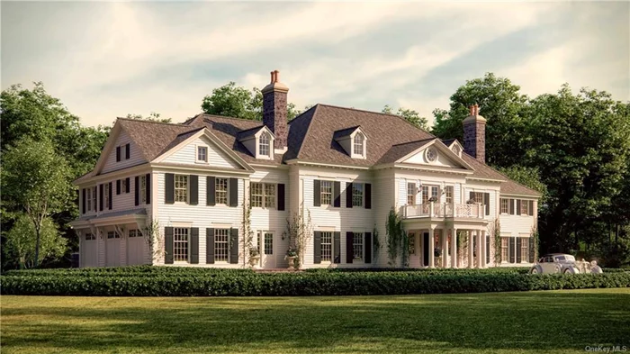 Situated 13 miles from New York City, within the confines of prestigious Greystone on Hudson, stands this remarkable to-be-built clapboard residence, gracefully nestled on 2.6 acres of level terrain w/breathtaking view of the Hudson River. Pass beneath the portico into a reception hall with soaring 20-foot ceilings. Wide plank floors lead you past an elegant elliptical staircase into generously proportioned rooms that include a great room, dining room, living room, and a richly appointed mahogany library. Gourmet kitchen and butler&rsquo;s pantry showcase top-tier appliances and fixtures. 2nd floor offers a primary suite featuring 2 master baths, sitting room, 2 dressing rooms & private terrace as well 3 add&rsquo;l bdrms w/ensuite baths. Outside 2, 900 sqft of veranda space provides perfect space for alfresco entertaining and sunset views. This home is a testament to bespoke craftsmanship, boasting meticulous details both inside and out. Old-world millwork and custom cabinetry harmonize w/mahogany windows infusing the interior with abundance of natural light. Here, intrinsic beauty seamlessly merges with a concierge lifestyle, offering the quintessential blend of luxury and convenience. Only 4 lots remaining in this exclusive development. Work with builder to customize your dream home.