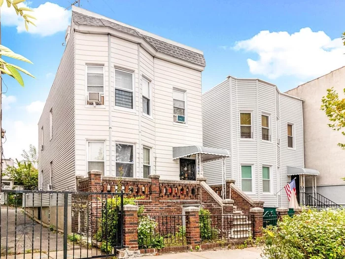 Located in the Van Nest area of the east Bronx, this two family property offers great passive income potential. Built in 1925, with a total of 1, 622 square feet of residential space, this property offers two separate units that hold three bedrooms and one bathroom each, a full basement with its own full bathroom and separate entrances, a share driveway which leads to a sizable back yard and much more. Conveniently close to shops, restaurants, schools, houses of worship, public transportation. The Van Nest area is historically one of the oldest neighborhoods in the east Bronx in which Morris Park Avenue and White Plains Road are amongst its primary commercial thoroughfares.