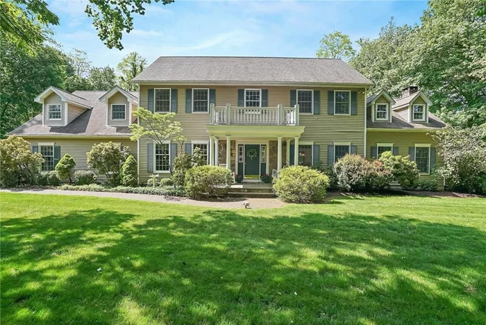 Spacious colonial in sought after Cortlandt Estates set on .93 pvt acres. Pride of ownership is felt the minute you walk through the door of this gracious home. French doors lead to large LR. FDR opens to oversized EIK w/SGD to deck, island w/2nd sink, granite countertops & SS appliances. Sun filled FR w/ceiling to floor stone FPL, custom windows & 2nd door to deck. Lndry on main level. The upper level features master bedroom suite WIC & bath w/whirlpool tub, heated floors & shower. 3 additional bedrooms, office, & full bath on upper level. Full stairway leads to semi-finished full, clean storage attic (545 sf). The lower level is perfect for entertaining w/great room large enough for recreation room, game room, office, bar, bath & wine cellar. Plenty of room for home offices (1, 527 sf). Three car garage w/lofted stg & workshop. Enjoy the outdoor activities w/large deck, patio & incredible level, usable yard w/plenty of room for a pool. Set just an hour from NYC, this home has it all.