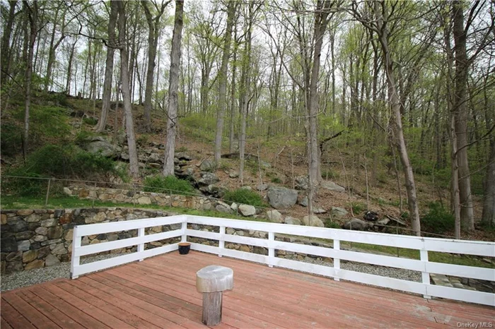 Deck off the first floor bedroom