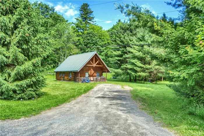 Have you ever thought you would own your own Log Cabin? A-Frame. on one acre.Private yet 5 Minutes from Town of Hancock NY. West Branch of the Delaware River Cabin is a short walk to some of the best trout fishing in the USA on a Dead End Road.Privacy little to no traffic. first floor Master Bedroom ample room for King Size Bed.Living Room.with fire place ample room for two couches and table.or make another bed room Kitchen with Eating Area, Bath With Washer and Dryer. kitchen range.Upstairs is a Loft Sleeping Area.ample room to sleep three up to six total in the home. Possible AirB&B 2008 appraised for $200, 000 Just reduced Sale Price $138, 000 no zoning.out side city limits. Seller Has Had A Life Event Has to Sell VERY MOTIVATED. purchase as is condition.a little TLC can be a cute get a way from the city life.