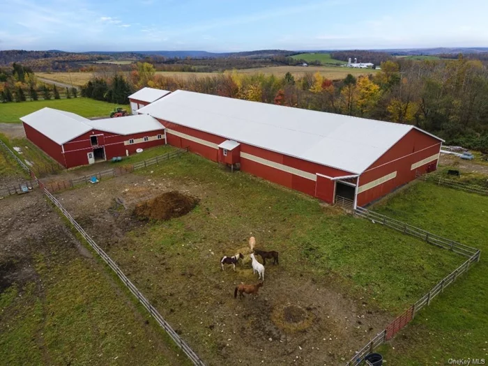 Inside of barn