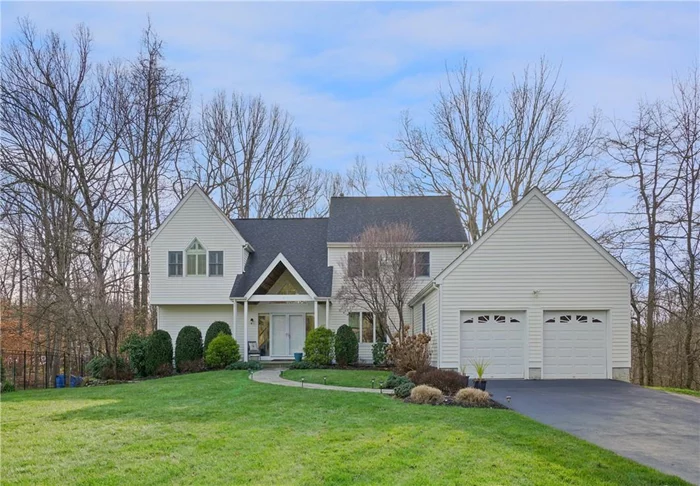 Fabulous 4 bedroom Contemporary set on beautiful .89 acre landscaped lot in Cortlandt Estates. Wonderful open-concept living room w/ fireplace, cathedral ceilings and wall of windows/sliding glass doors. Chef&rsquo;s kitchen offers gas cooktop, granite counters, double wall oven, new ss appliances, dining counter and breakfast nook. Great circular flow to large dining room, family room and oversized powder room. Spacious MBR w/ high ceilings, 2 WIC & renovated bath w/ xl shower. Finished lower level offers amazing possibilities as a recreation space or for extended family. Large trex deck, jacuzzi, stone patio and whole house generator completes the package. Impeccably maintained home. Taxes are low $15, 031 w/ STAR.