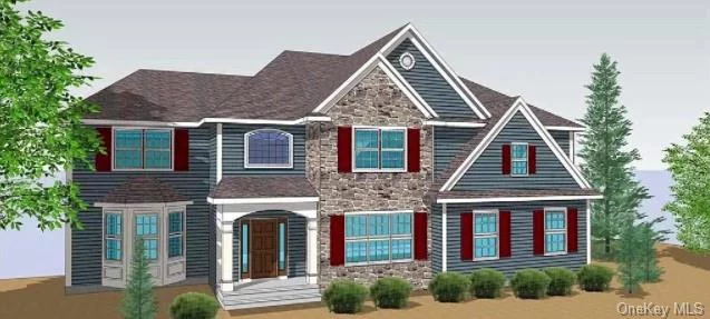 High Quality New Construction by well established builder. To be built 5 bedroom, 4 full bathroom Colonial Home. Your home will be magnificently situated on 1.5 acres in the highly sought after Goshen Central School District, just 50 miles from NYC & close to Rt17/I86 for easy commuting. Picturesque and private land offers the perfect lifestyle. Impressive two story foyer and 9 foot ceilings throughout the first floor. Main floor offers a formal dining room, open kitchen, with granite counter tops, a center island and a dinette area for casual dining, family room with a vaulted ceiling and a wood burning fireplace. Upstairs you will enjoy a large master suite with walk in closet and a huge beautiful master bath. The additional 4 bedrooms, one of which is on the first floor, and 3 full bathrooms means there&rsquo;s plenty of room for a large family or one which plans on growing. Don&rsquo;t miss this incredible opportunity! Builder willing to customize the home to your needs.