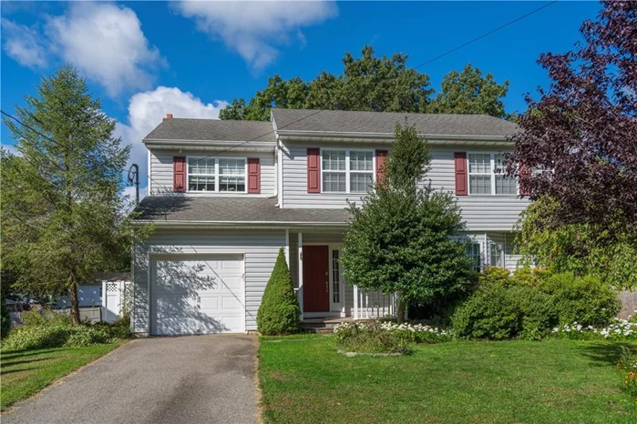 This beautiful 4 bedroom 2.5 bathroom colonial in Elwood School District is now available for sale! Located mid block on a dead end street on a flat .18 acre fenced in property, this home offers a ton of value. The first floor features a beautiful kitchen with quartz countertops, stainless appliances, sliding door that leads out to the deck as well as a formal dining room, living room and powder room. Upstairs, all 4 of the bedrooms are generous in size including the primary suite which has 2 walk in closets. This home also has central air conditioning and hardwood floors throughout and an attached 1 car garage with room for storage. Do not miss this opportunity!