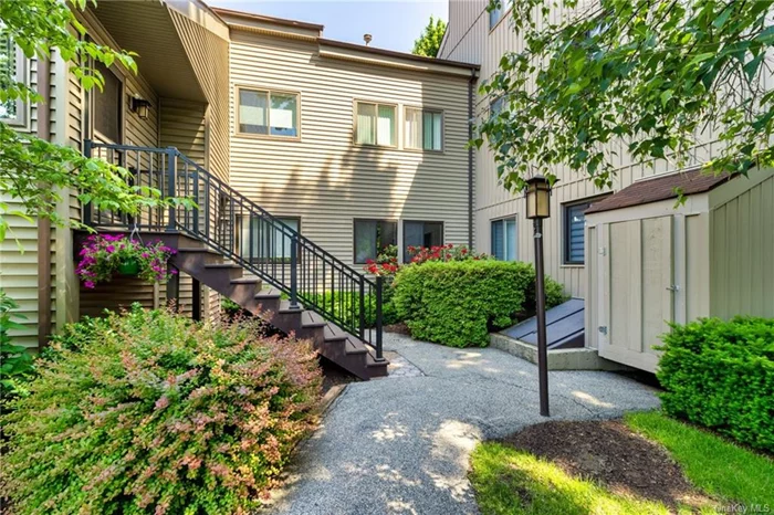 Beautifully renovated 1BR Condo in desirable Hudson View complex in Ossining. This unit has it all! Modern kitchen, spacious bedroom with walk in closet, private in-unit laundry, wood burning fireplace, and a private deck right off the dining area. Parking is not an issue as this unit comes with one assigned space and plenty of visitor parking. Pet friendly complex.