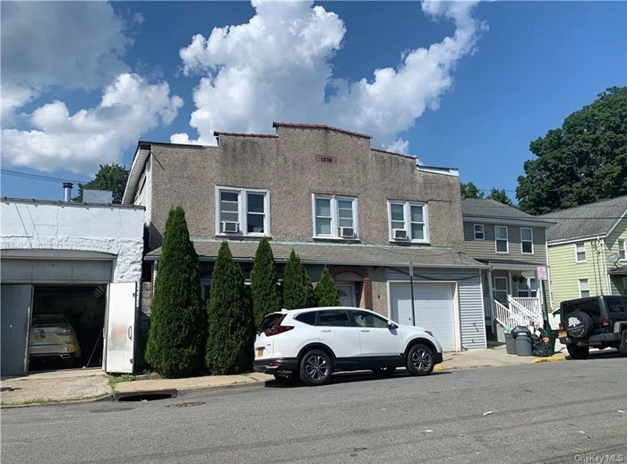Mixed use, multi family building with four apartments one store front and a large contractor&rsquo;s garage. Great location downtown Peekskill 100% occupied. all tenants are month to month paying below market rents. Bring your investors!!!
