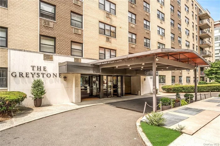 PUBLIC OPEN HOUSE 9-15-2024 SUNDAY 2-4 PM BY APPOINTMENT CALL 914-329-7889  Welcome Home to The Greystone, a beautiful complex overlooking the Hudson River. This spacious 2-bedroom unit with 1, 150 sq feet is in , move-in condition! Updated offering a beautiful renovated Custom Kitchen, large primary bedroom with walk-in closet, and bathroom with separated sink/dressing area. Flexible floorplan allows for a separate dining area and a designated office area to work at home. Hardwood Parquet Floors throughout. Great closets! Immediate Indoor Parking, Exercise Room, (2) Saunas and pool in complex. Conveniently located at the Metro North Greystone station with a private elevator to the platform and a quick 30-minute express train ride to Grand Central provide easy access s to NYC. Renting is allowed after 2-years of ownership.