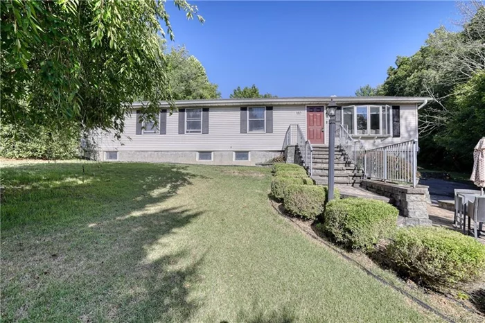 Welcome home! This beautiful Ranch home is set back on 1.2 acres of park-like property. Enjoy sunning on the spacious lawn, or entertaining under the 12x12 pavilion, built in 2021. The kitchen is bright and includes a skylight. The bedrooms have gorgeous engineered hardwood flooring. Two of the 4 bedrooms include walk-in closets with built-in shelving. The property includes a newer 10x12 storage shed. This home is located close to major Highways, bus and train stations, and world-class shopping and entertainment. Enjoy exclusive access to Town of Woodbury recreation with pool, and lake access. Confirm your private showing today!