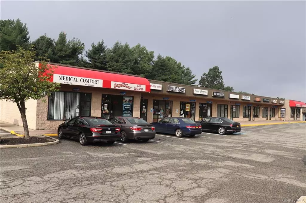 Prime Monsey retail space located on highly trafficked Route 59. There is a very healthy tenant mix. PLEASE NOTE THAT THE RENTAL RATE IS THE BASE RENT. There is a $800 per year sprinkler maintenance fee.