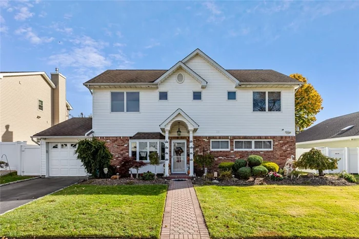 Located in the highly desired Syosset Groves section, this 4 bedroom, 3 full bath Colonial, sitting on a 65x100 lot, offers nearly 2, 500 sqft of pristine living space.  Upon entering, you&rsquo;re welcomed by a comforting foyer, leading directly into the spacious main level. The main level consists of the kitchen, dining room, a Queen sized bedroom, a full bathroom, a family room, and a large den with sliding doors to the generously sized backyard.  The second floor consists of 2 additional Queen sized bedrooms, a full bathroom, as well as the primary bedroom with an en-suite. Additionally, the second floor holds the laundry room.