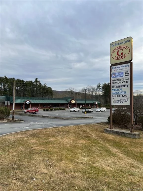 Entrance to Shopping Center