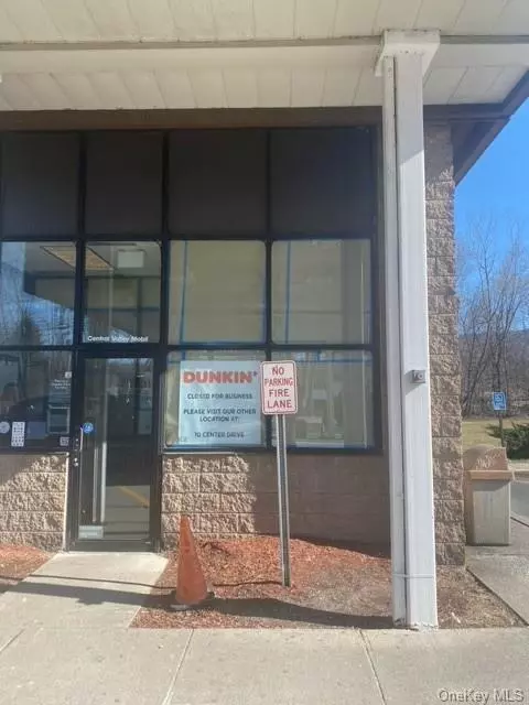 Welcome to this amazing commercial property in Central Valley, NY! This previously Dunkin Donuts location is now available for lease. It is conveniently located co-located with a gas station and a convenience store, offering ample parking space for both vehicles. This property presents an excellent opportunity for any business looking for a prime location with high visibility. One of the most remarkable features of this property is its location, close to the Woodbury Commons Premium Outlets, one of the largest outlet malls in the Hudson Valley region, guaranteeing a high volume of foot traffic and visitors to the area. The property is in excellent condition, and it has been well-maintained, boasting a spacious interior layout that can be easily adapted to meet a wide range of business needs. This property is ideal for a coffee shop or other food and beverage business. Whether you are starting a new business venture or looking to relocate your existing business, this property offers a fantastic opportunity to establish a presence in one of Central Valley&rsquo;s most sought-after locations. Property has 1 bathroom and and space for an office.  If you are looking for a commercial property to lease in a prime location with high visibility, don&rsquo;t miss out on this incredible opportunity. There is an additional $500.00 per month maintenance fee. Schedule a showing today and take the first step towards making this property your own! Tennant will be required to pay 1st month rent, 1 month security and 1 month broker fee. Landlord is responsible for snow removal and landscaping which is included in the maintenance fee.