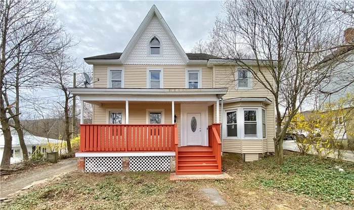 Renovated home with plenty of parking in the Monroe-Woodbury school district! Three levels of living space with a large bedroom on the main level, a one-half bathroom, and two full bathrooms on each above level. Gleaning hardwood-style flooring and freshly painted walls throughout. The landlord requires a credit score of 600+. The first month&rsquo;s rent, security (equivalent to the first month&rsquo;s rent), and real estate fee (equivalent to the first month&rsquo;s rent) are due at lease signing. In addition, an application, full credit report, copy of driver&rsquo;s license/id card, and three most recent paystubs must be submitted for review and potential approval. Pets might be possible, but they must be at the interview to ensure it is friendly and not hyperactive, destructive, dangerous, or out of control.