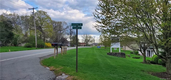 street sign and access from Plattekill Tpk