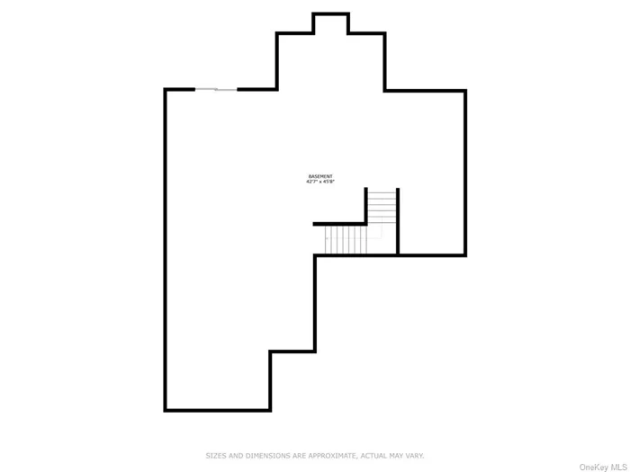 Floor Plan, Lower Level - Forte Model (Finished Basement Options available)