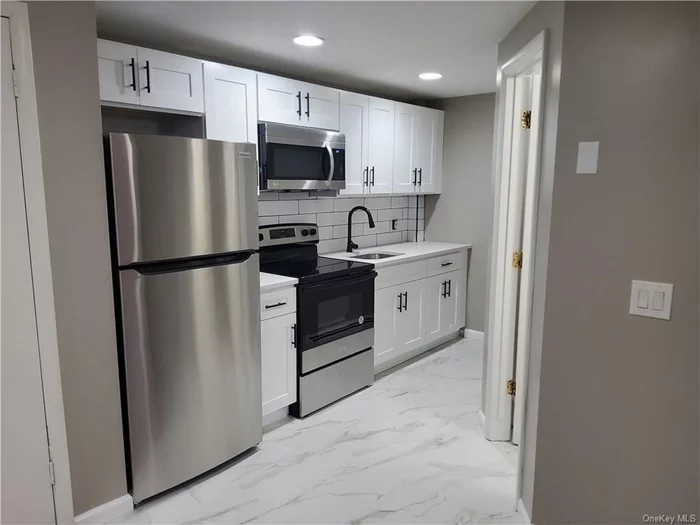 Come grab this beautifully renovated apartment! Magnificent kitchen with brand new cabinets, Quartz countertops and top brand stainless steel appliances. 2 Bedrooms. 1 full bath and comfortable living room. Expansive deck. No washer dryer hookup No pets allowed. Thank you.