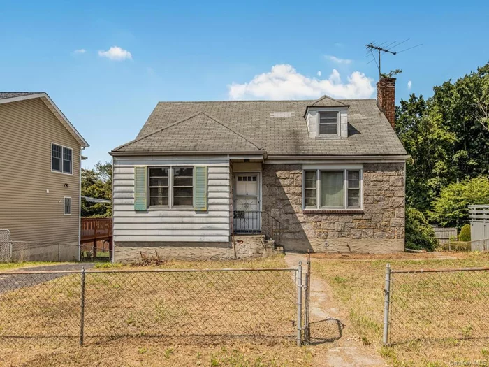 Cozy 3 bedroom 2 bath Cape is being sold AS IS. This home boasts, first floor Master bedroom, Eat In Kitchen and finished basement. Lovely home needs TLC bring your imagination & contractor.