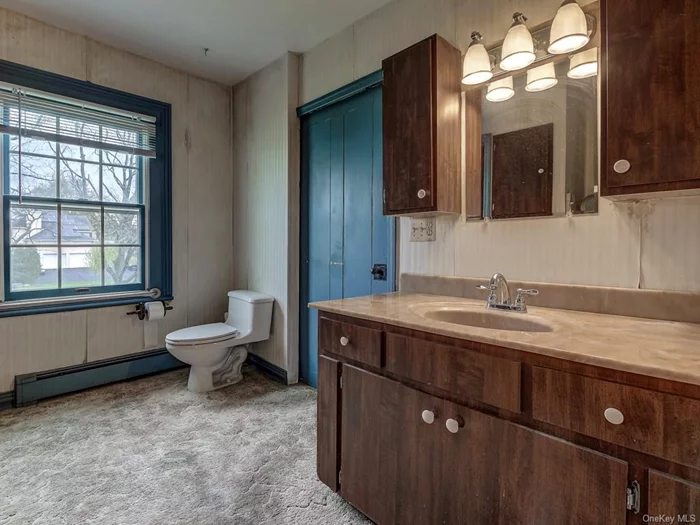 Nice size master bedroom bath with shower.