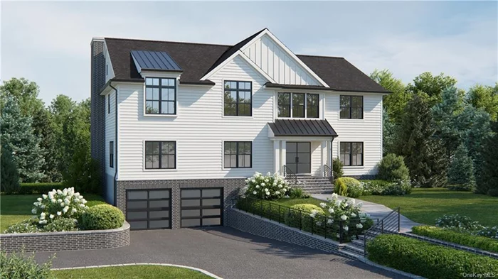 Stunning New home to be built in a great location within walking distance to the Rye train station and town. This is a great opportunity for a buyer to make custom design decisions on most finishes from start to finish, and truly make it their own. This well designed 1st floor features an open floor plan with an eat in kitchen, large center island, family room with fireplace, living room, dining room, private study and powder room. The second floor has a large Primary bedroom suite with a vaulted tray ceiling, custom finished walk in closets, and marble bath with a heated floor. Four additional bedrooms, 2 en/suite with a private bath, hall bath, and laundry room. The lower level is finished with a recreation room, bedroom, full bath and mud room. Other amenities include high efficiency heating and cooling system, custom transitional moldings,  maintenance free exterior, 9 ft ceilings on each level, custom craftsmanship and detail throughout by long time local Westchester developer.