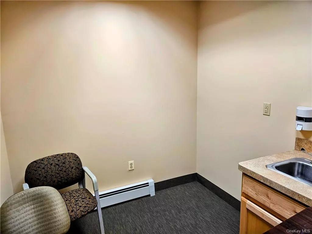 Working from home is nice, but this might be even better! Easily accessed from all directions, this convenient and highly visible location and prominent building is a quick ride to the thriving Village of Warwick downtown. Clients and employees will be sure to appreciate the on-site parking, single-level/no stairs access into both the building and office, and convenient lobby bathroom. All utilities included! A larger approximately 36&rsquo; x 24&rsquo;+ space, formerly a physical therapy office, is also available and can be seen in a separate listing.