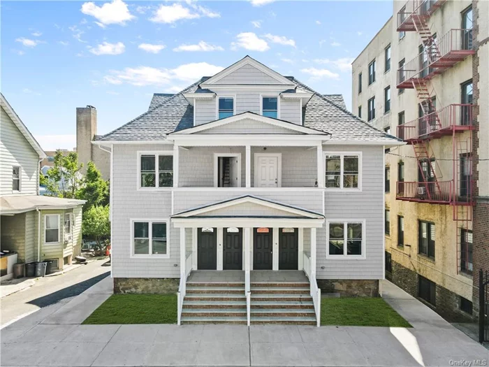 You&rsquo;ll love this rare, newly renovated 4-Units property. LEFT SIDE (2) UNITS: Each side with a TOTAL of 6BR/5baths, a huge attic, and a fully finished basement. RIGHT SIDE (2) UNITS: Each side has 6BR/5baths, a huge attic, a basement, and a balcony. On Each unit, enter into a cozy open living room, gorgeous hardwood floors, modern sun-filled kitchen with custom cabinets and a center island. 3BR 2BA with closets and natural sunlight throughout, the fully finished attic with a full bath is a hidden gem that provides ample extra space, and the basement w utilities, w access to the backyard. Close to Metro-North Mt Vernon East and West stations, #2 train, and buses to Bronx, Yonkers, and New Rochelle. Be anywhere in minutes. Too many more great features to mention. A MUST SEE if you are looking for an income-producing property or an investment opportunity while enjoying a pristine home and location. You must see to appreciate all the fine details.Investors, and end users will be impressed.